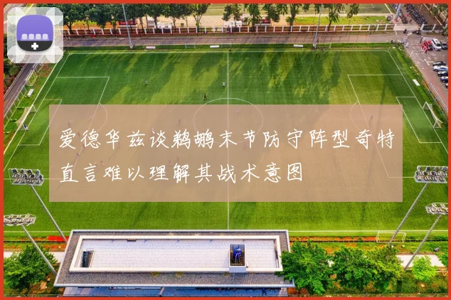 爱德华兹谈鹈鹕末节防守阵型奇特直言难以理解其战术意图